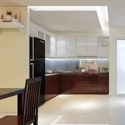  Tủ bếp đẹp hiện đại căn hộ Anh Tuấn An Khang