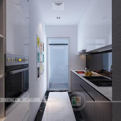  Thi công tủ bếp hiện đại tại chung cư Imperia Sky Garden