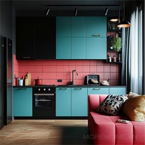  # Modern Kitchen Design with Color Options

Không gian bếp hiện đại kết hợp nhiều lựa chọn màu sắc phong...