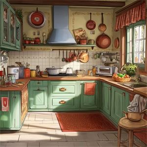  # The Kitchen Through a Child's Eyes{
  