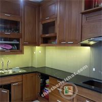 Thi công tủ bếp gỗ xoan đào chị Tình - Hòa Khánh Đà Nẵng