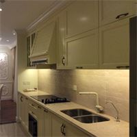 Thi công tủ bếp cổ điển chung cư Mandarin