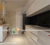 Tủ bếp gỗ công nghiệp laminate