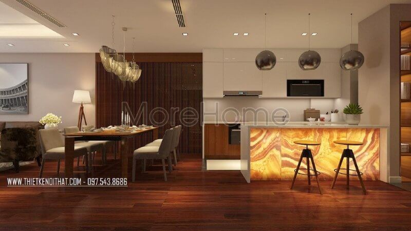 Bộ bàn ăn 6 chỗ mang lại cho gia chủ những bữa cơm ngon miệng và ấm áp hơn